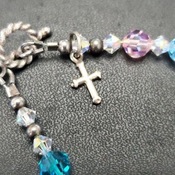 *Sale* Multi colored crystal bracelet - Picture 5 of 12